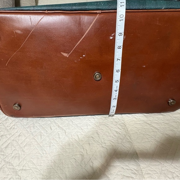 Vintage large Ralph Lauren   Plaid Black watch Boston Carry On Luggage Bag - Picture 6 of 16